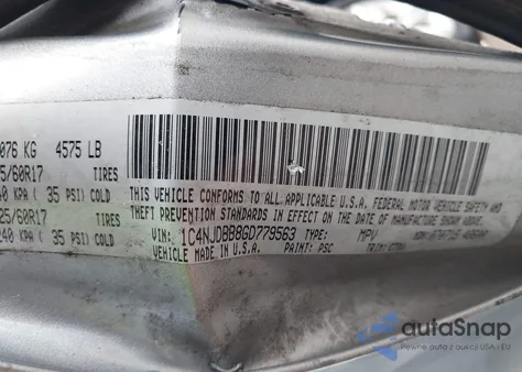 2016 Jeep Compass Sport from USA, damaged, VIN 1C4NJDBB8GD779563